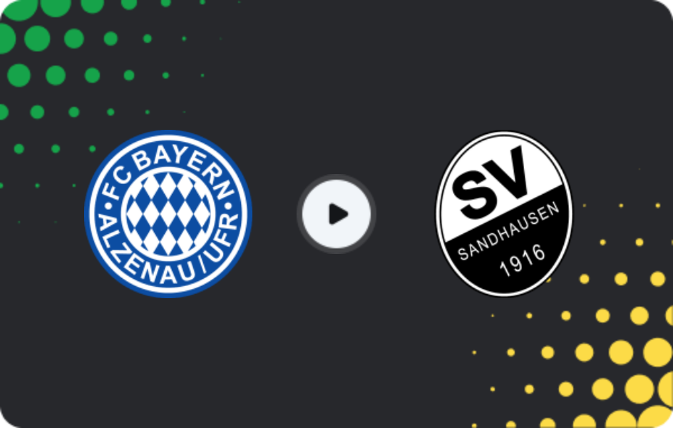 Where to watch Bayern Alzenau — SV Sandhausen, Regionalliga - SudWest, 25.04.2026