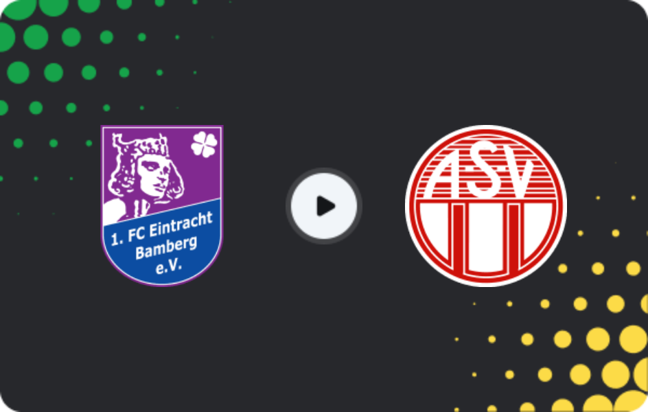 Where to watch Eintracht Bamberg — Cham, Oberliga - Bayern Nord, 25.04.2026