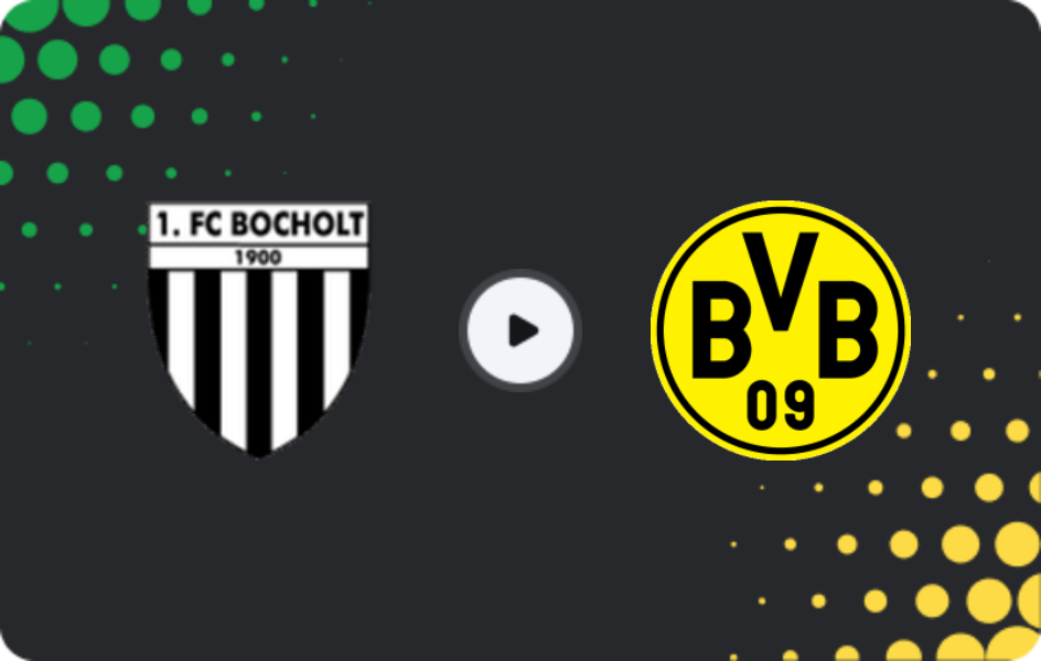 Where to watch FC Bocholt — Borussia Dortmund II, Regionalliga - West, 25.04.2026