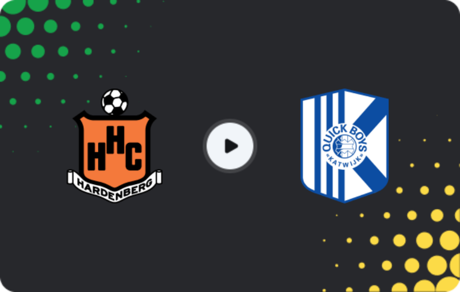 Where to watch HHC — Quick Boys, Tweede Divisie, 25.04.2026