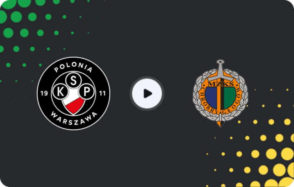 Where to watch Polonia Warszawa — Chrobry Głogów, 1 Liga, 25.04.2026