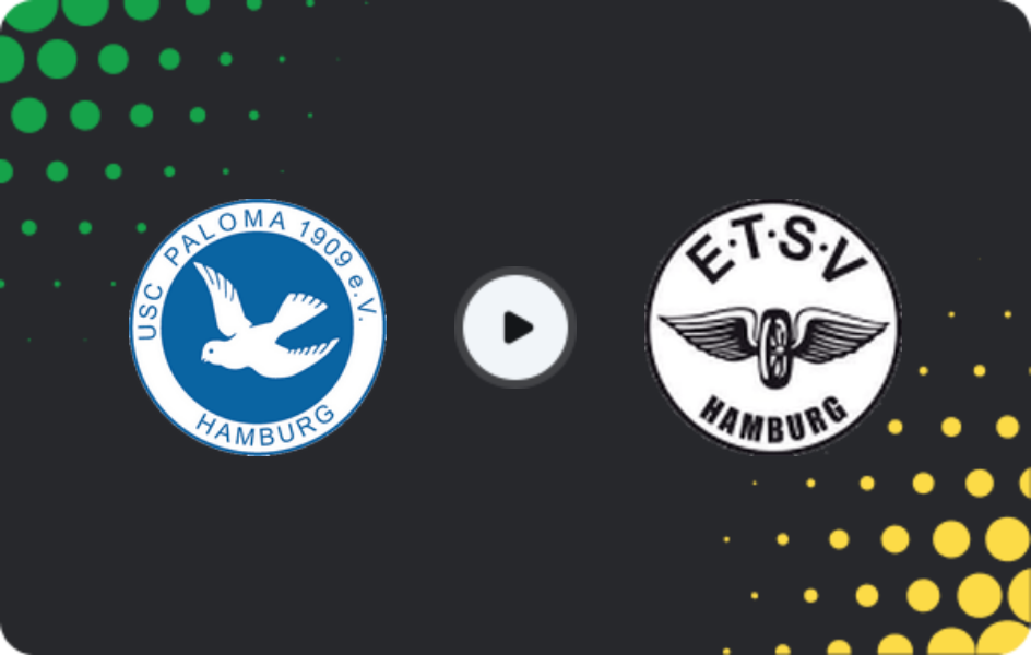 Where to watch Paloma — ETSV Hamburg, Oberliga - Hamburg, 26.04.2026