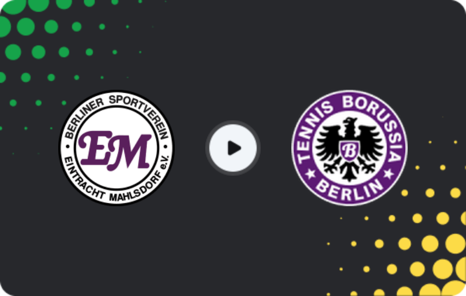 Where to watch Eintracht Mahlsdorf — Tennis Borussia, NOFV-Oberliga Nord, 26.04.2026