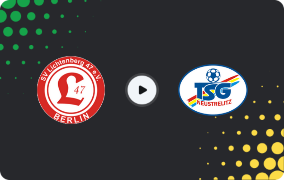 Where to watch Lichtenberg — Neustrelitz, NOFV-Oberliga Nord, 26.04.2026