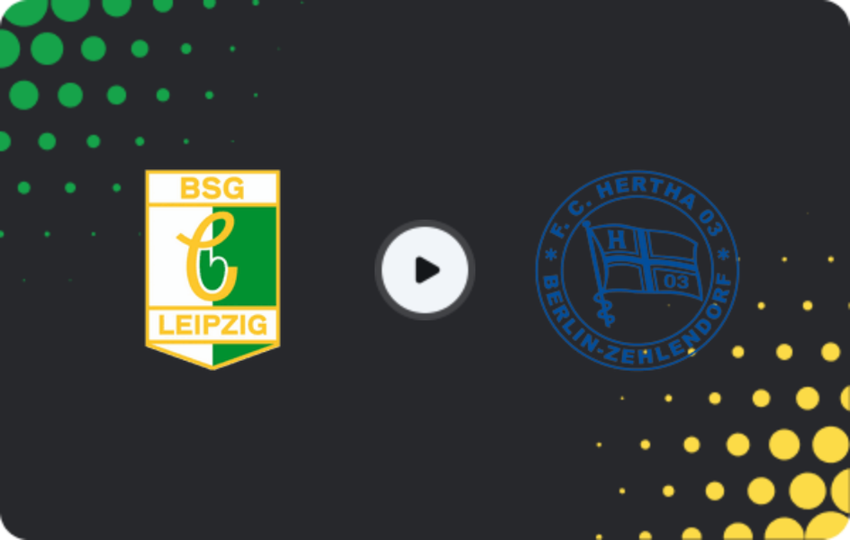Where to watch BSG Chemie Leipzig — Hertha Zehlendorf, Regionalliga - Nordost, 26.04.2026
