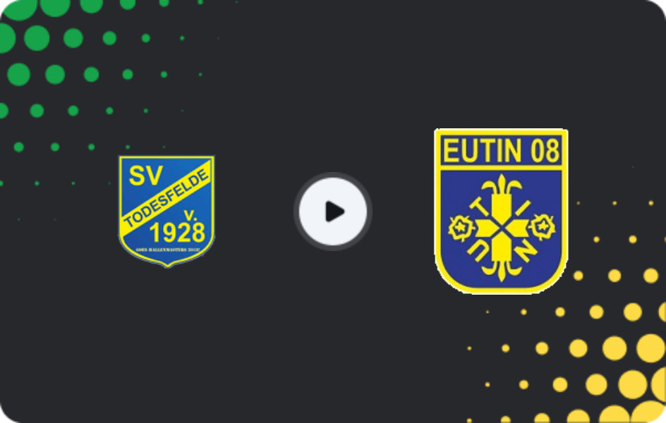 Where to watch Todesfelde — Eutiner SV, Oberliga - Schleswig-Holstein, 26.04.2026