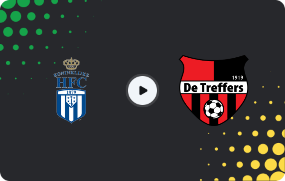 Where to watch Koninklijke HFC — De Treffers, Tweede Divisie, 26.04.2026
