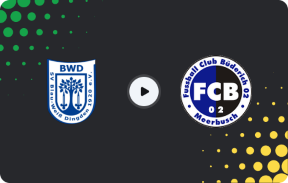 Where to watch BW Dingden — Büderich, Oberliga - Niederrhein, 26.04.2026