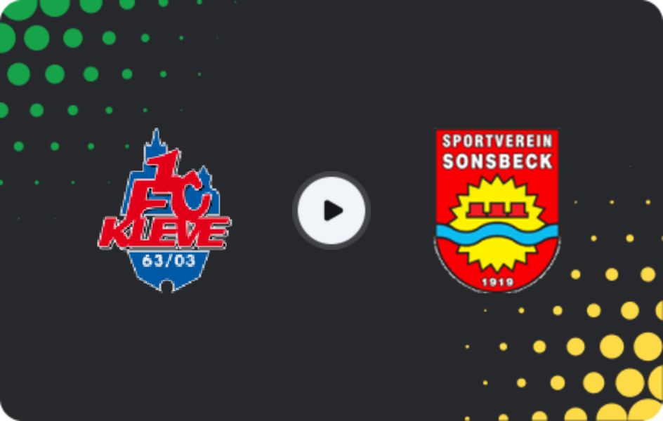 Where to watch Kleve — Sonsbeck, Oberliga - Niederrhein, 26.04.2026