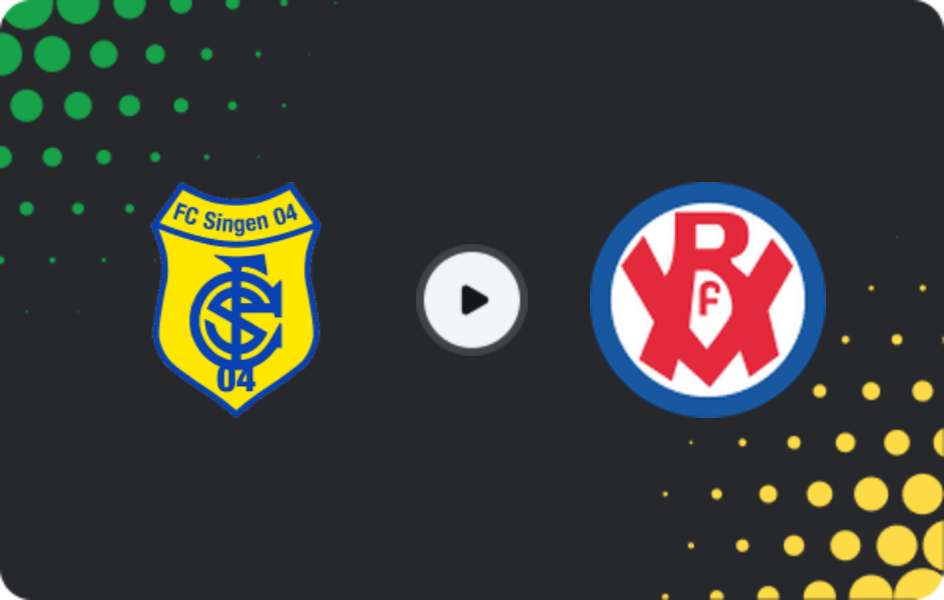 Where to watch TSV Singen — VfR Mannheim, Oberliga - Baden-Württemberg, 26.04.2026