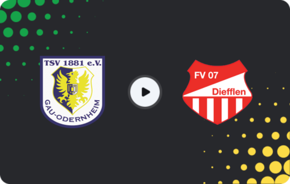 Where to watch Gau-Odernheim — Diefflen, Oberliga Rheinland-Pfalz/Saar, 26.04.2026