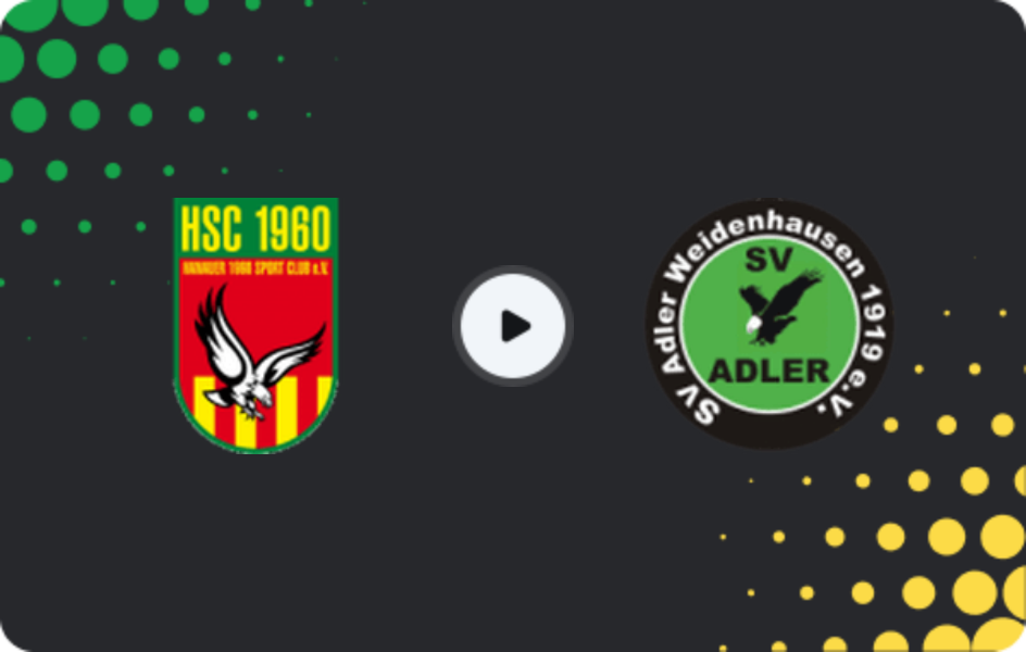 Where to watch 1960 Hanau — Weidenhausen, Oberliga - Hessen, 26.04.2026