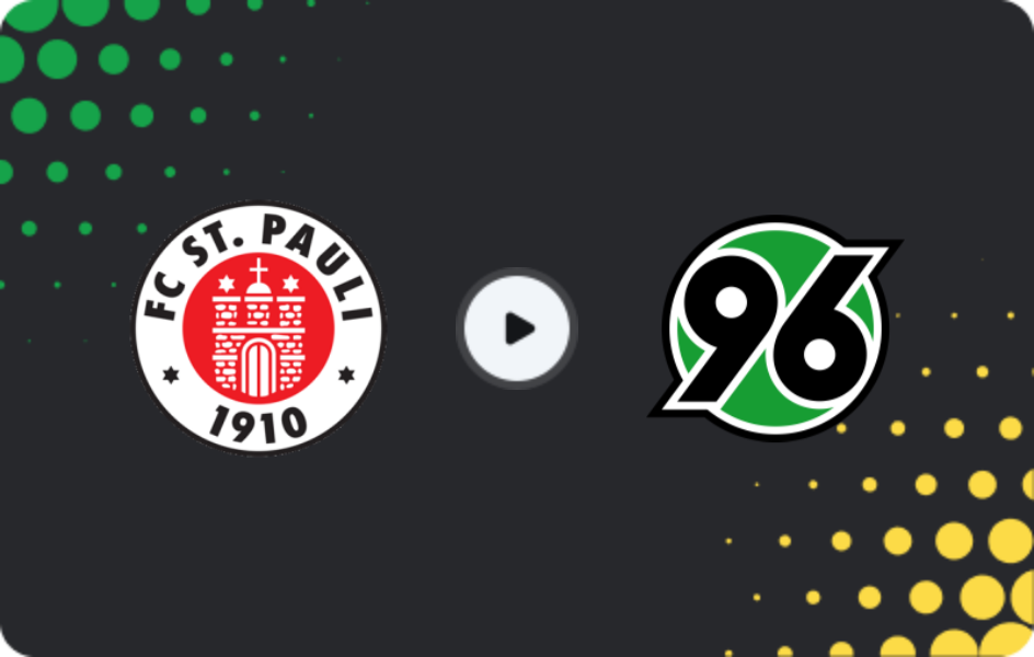 Where to watch St. Pauli II — Hannover II, Regionalliga - Nord, 26.04.2026
