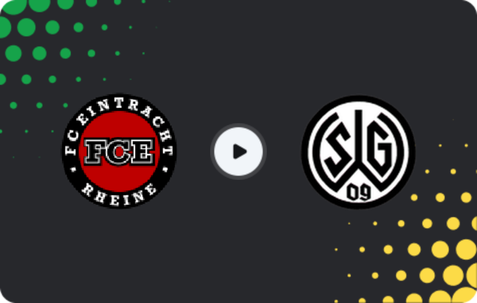 Where to watch Eintracht Rheine — SG Wattenscheid 09, Oberliga - Westfalen, 26.04.2026