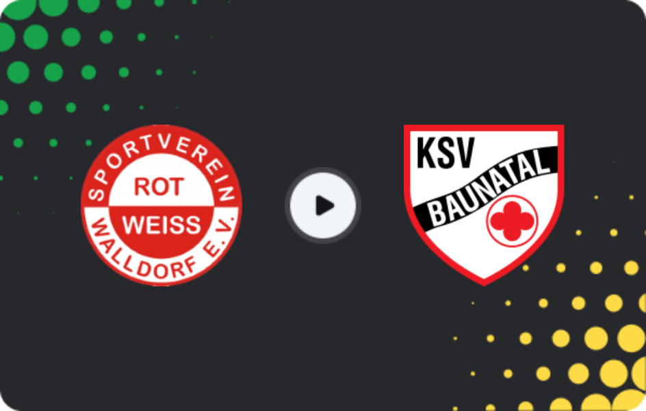 Where to watch Rot-Weiß Walldorf — Baunatal, Oberliga - Hessen, 26.04.2026