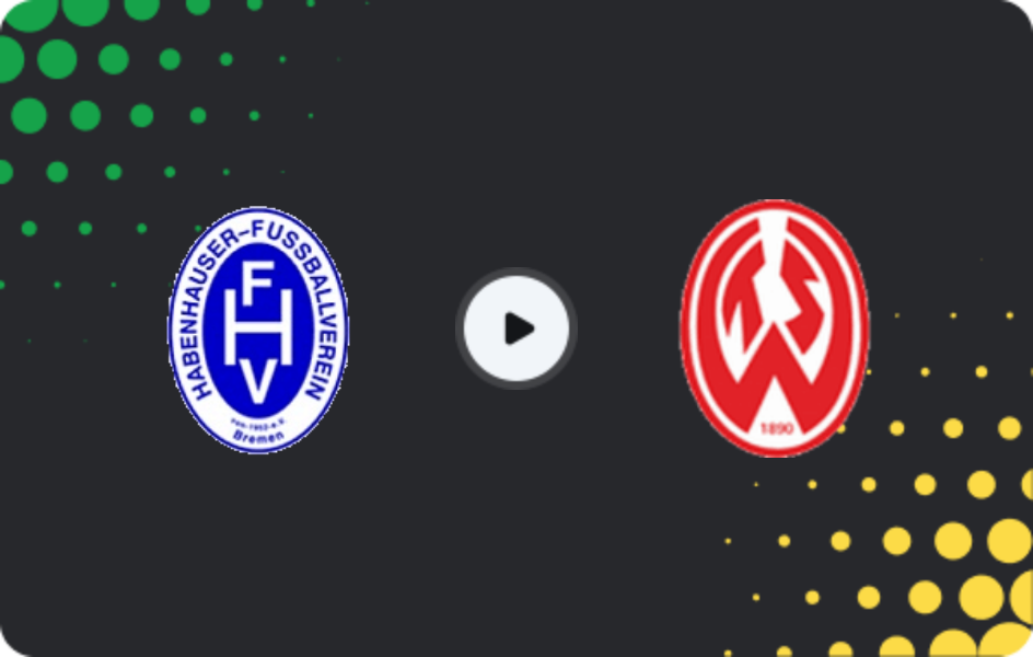 Where to watch Habenhauser FV — Woltmershausen, Oberliga - Bremen, 26.04.2026