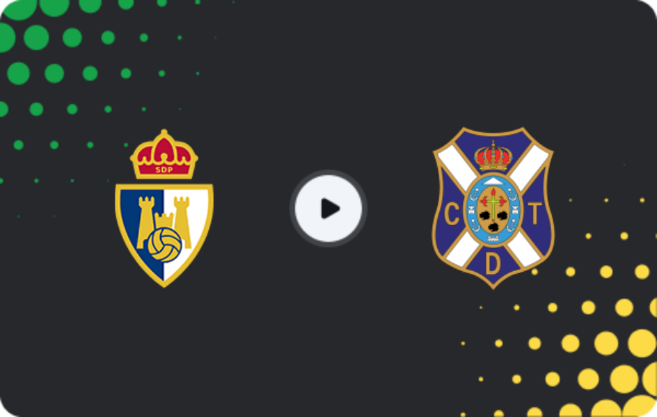 Where to watch Ponferradina — Tenerife, Primera Federación – Group 1, 26.04.2026
