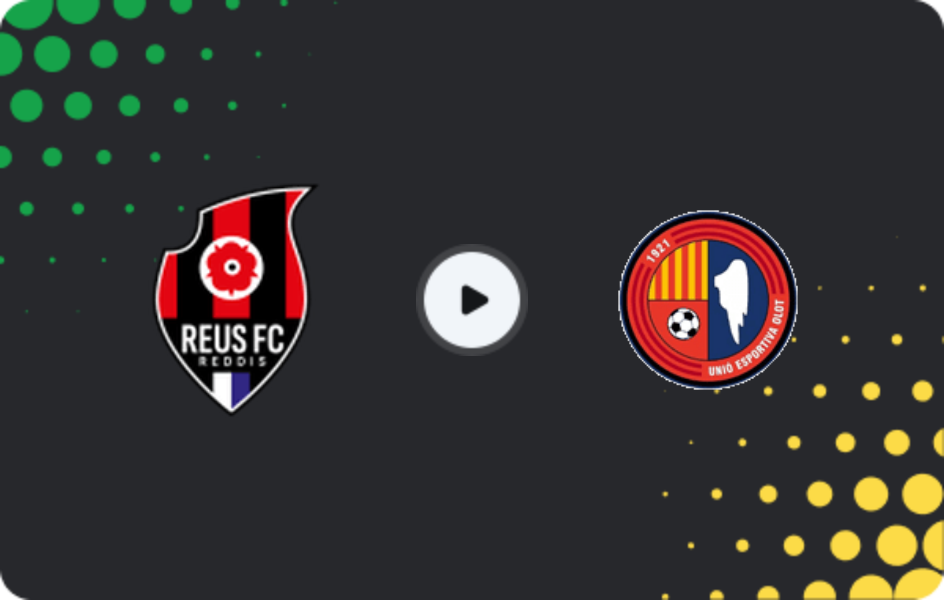 Where to watch Reddis — Olot, Segunda Federación - Group 3, 26.04.2026