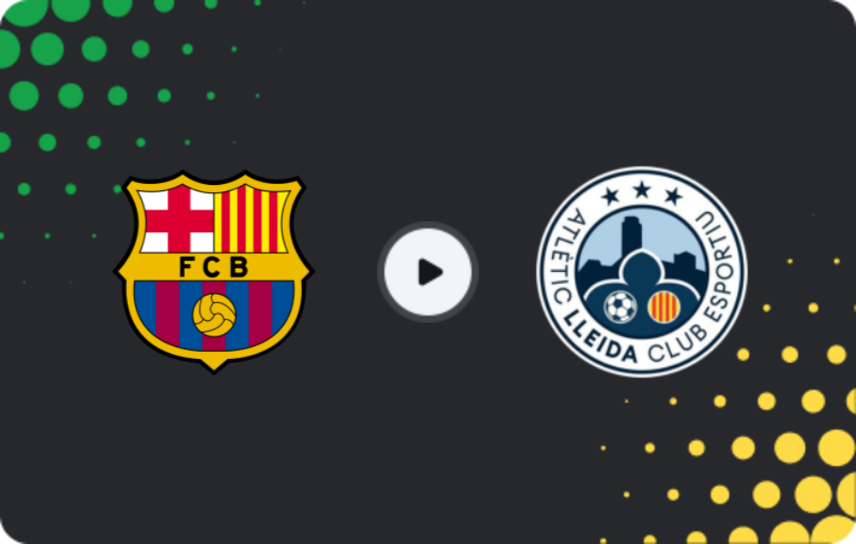 Where to watch Barcelona B — Atlètic Lleida, Segunda Federación - Group 3, 26.04.2026