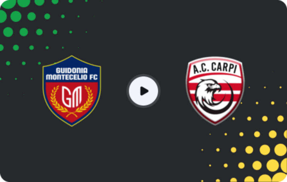 Where to watch Guidonia Montecelio 1937 — Athletic Carpi, Serie C - Girone B, 26.04.2026