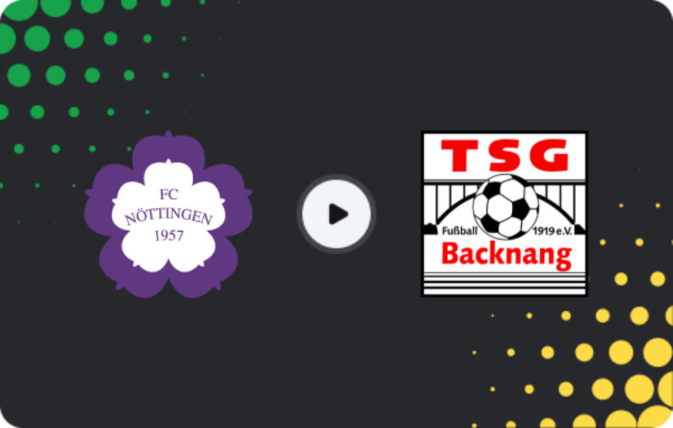 Where to watch FC Nöttingen — Backnang, Oberliga - Baden-Württemberg, 30.04.2026