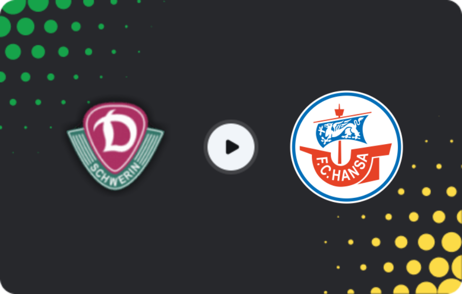 Where to watch Dynamo Schwerin — Hansa Rostock II, NOFV-Oberliga Nord, 01.05.2026