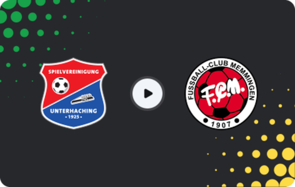 Where to watch SpVgg Unterhaching — Memmingen, Regionalliga - Bayern, 02.05.2026