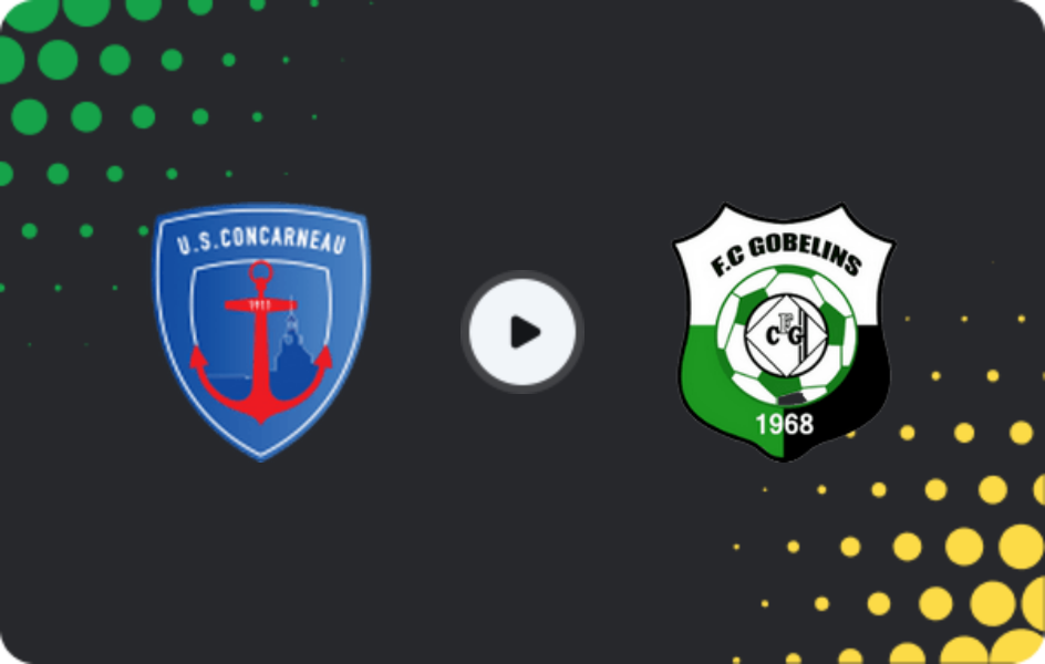 Where to watch Concarneau — Gobelins, Championnat National, 01.05.2026