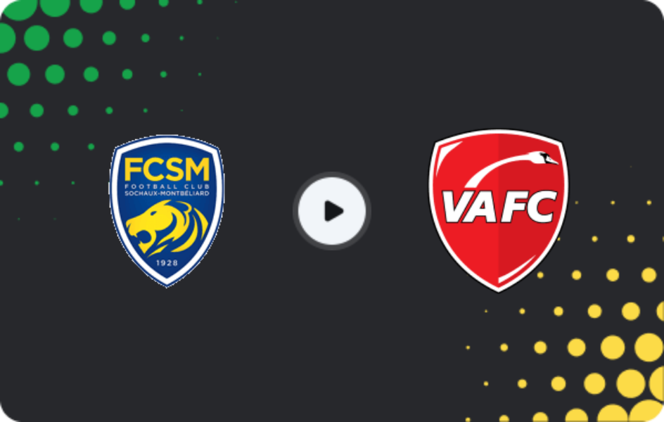 Where to watch Sochaux — Valenciennes, Championnat National, 01.05.2026