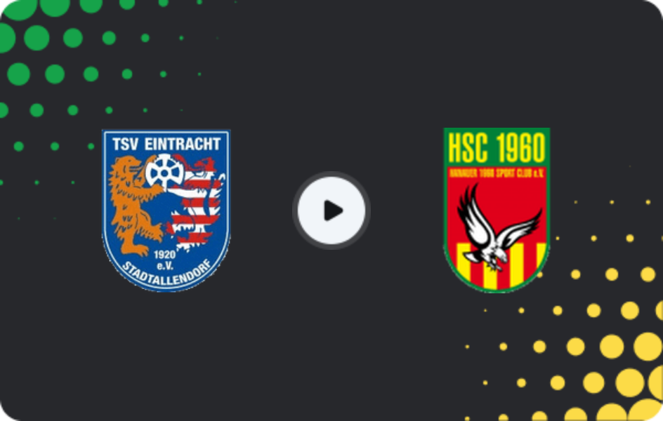 Where to watch Eintracht Stadtallendorf — 1960 Hanau, Oberliga - Hessen, 02.05.2026