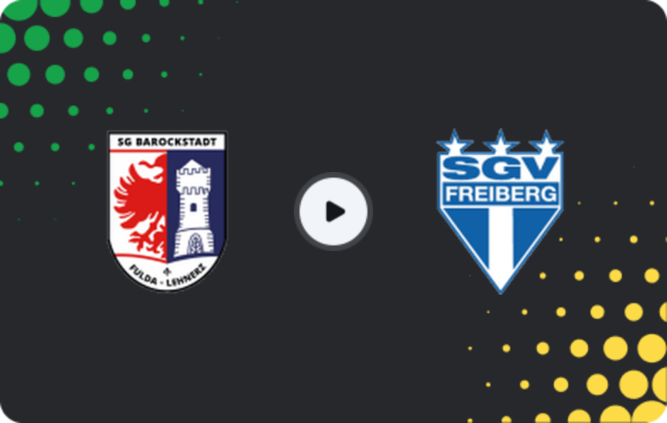 Where to watch Barockstadt Fulda-Lehn. — SGV Freiberg, Regionalliga - SudWest, 02.05.2026
