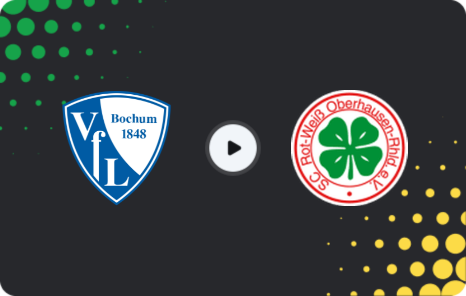 Where to watch Bochum II — Rot-weiss Oberhausen, Regionalliga - West, 02.05.2026