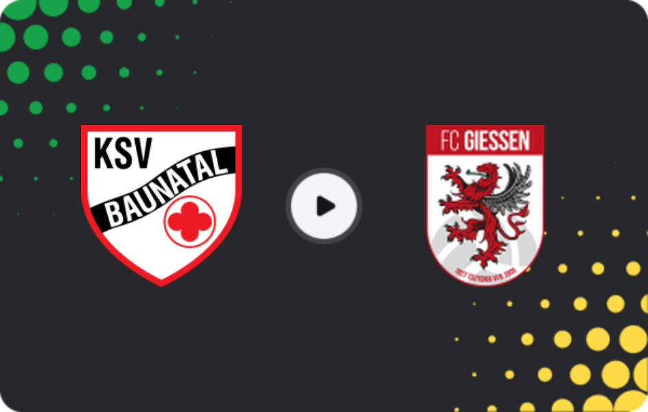 Where to watch Baunatal — FC Gießen, Oberliga - Hessen, 02.05.2026