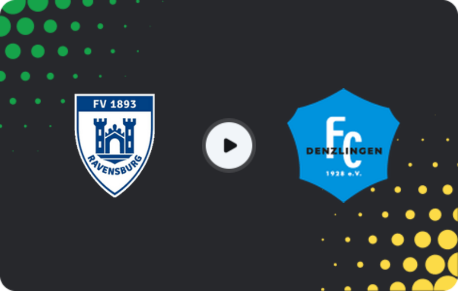 Where to watch FV Ravensburg — Denzlingen, Oberliga - Baden-Württemberg, 02.05.2026