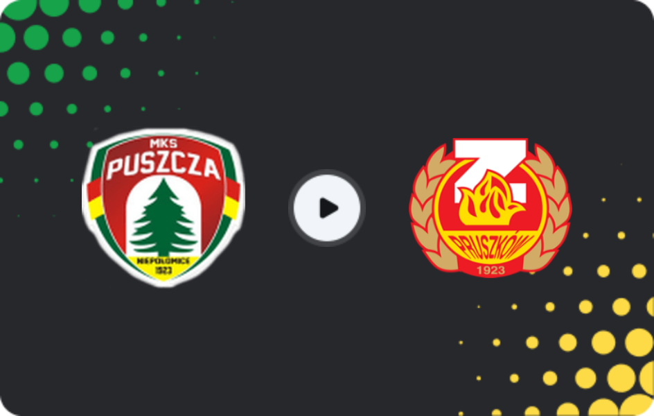 Where to watch Puszcza Niepołomice — Znicz Pruszków, 1 Liga, 02.05.2026