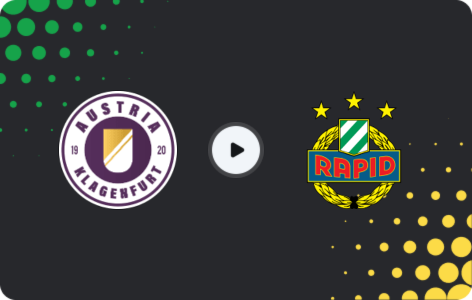 Where to watch Austria Klagenfurt — Rapid Wien II, 2. Liga, 03.05.2026