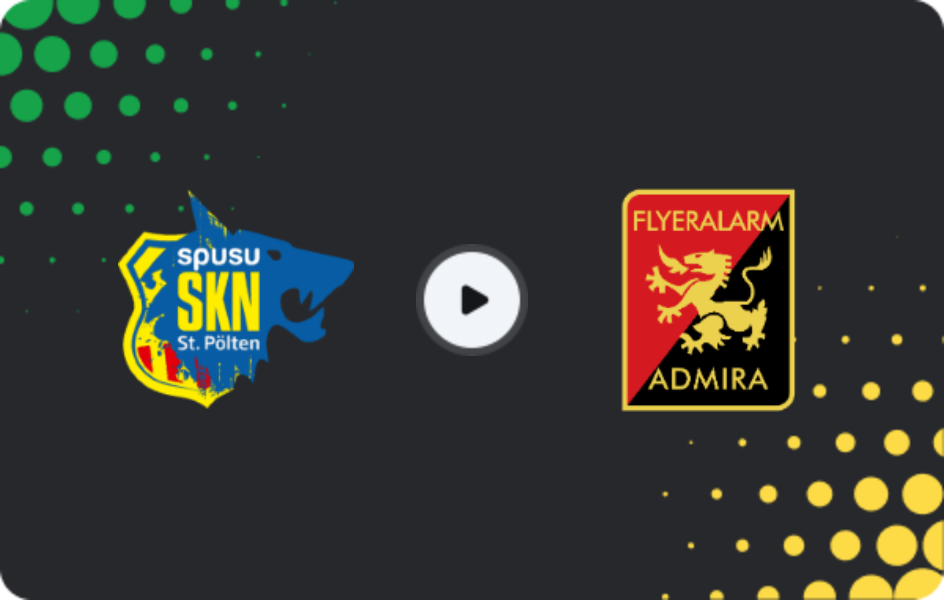 Where to watch SKN ST. Polten — Admira Wacker, 2. Liga, 02.05.2026