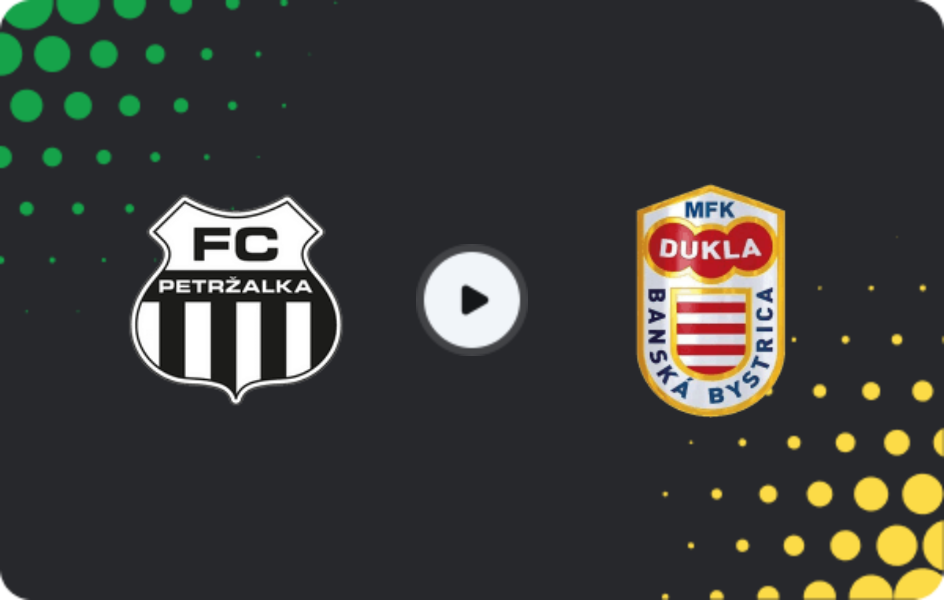 Where to watch Petržalka — Dukla Banská Bystrica, 2. Liga, 03.05.2026