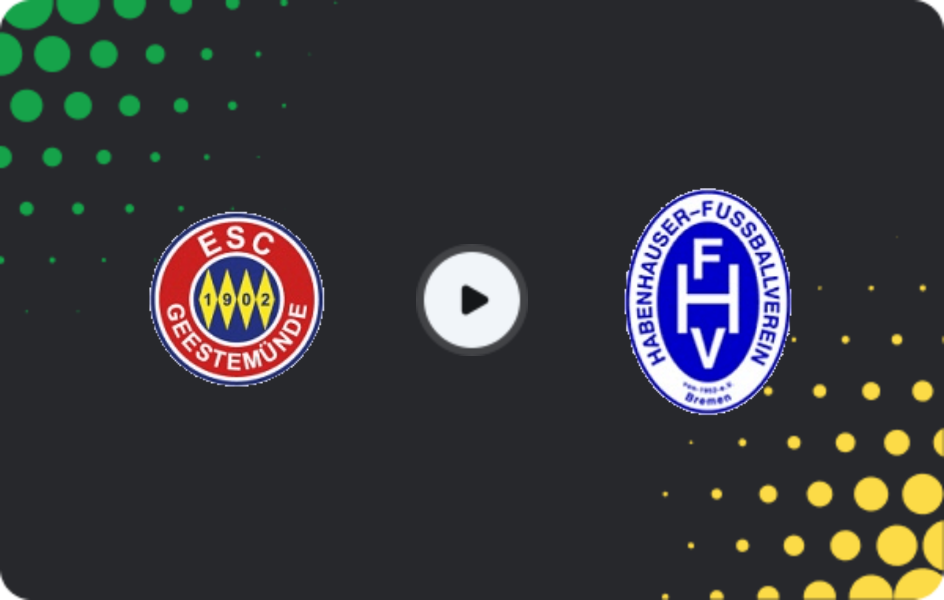 Where to watch Geestemünde — Habenhauser FV, Oberliga - Bremen, 03.05.2026