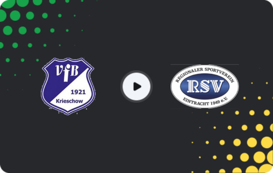 Where to watch Krieschow — RSV Eintracht, NOFV-Oberliga Süd, 03.05.2026