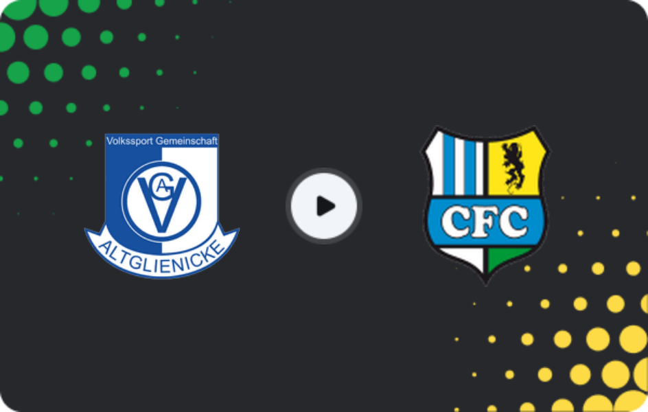 Where to watch Altglienicke — Chemnitzer FC, Regionalliga - Nordost, 03.05.2026