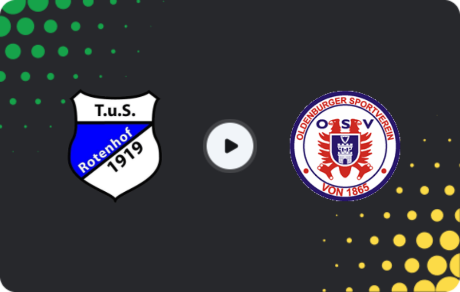 Where to watch Rotenhof — Oldenburger SV, Oberliga - Schleswig-Holstein, 02.05.2026