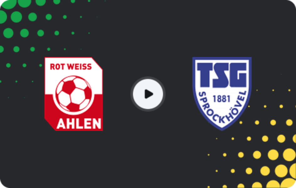 Where to watch Rot Weiss Ahlen — Sprockhovel, Oberliga - Westfalen, 03.05.2026