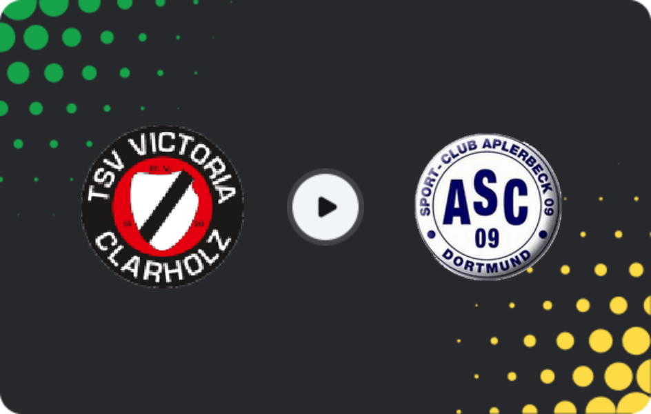 Where to watch Victoria Clarholz — ASC Dortmund, Oberliga - Westfalen, 03.05.2026
