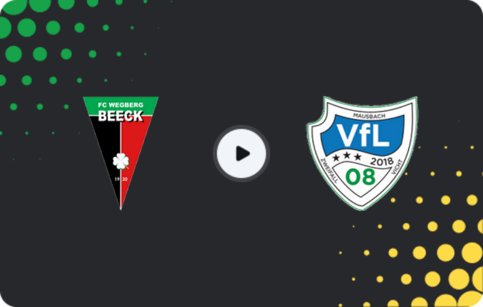 Where to watch Wegberg-Beeck — VfL Vichttal, Oberliga - Mittelrhein, 03.05.2026
