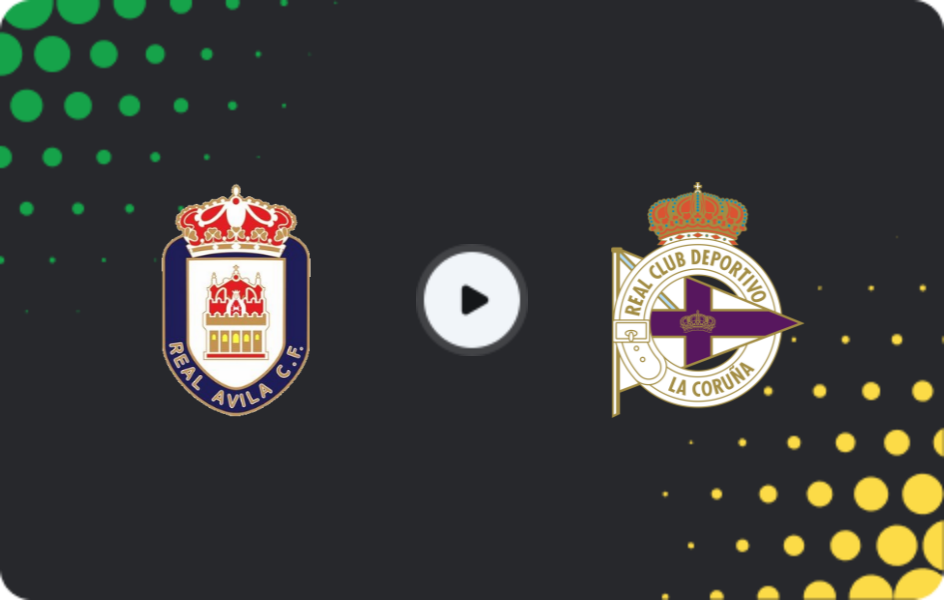 Where to watch Real Ávila — Deportivo La Coruña II, Segunda Federación – Group 1, 03.05.2026