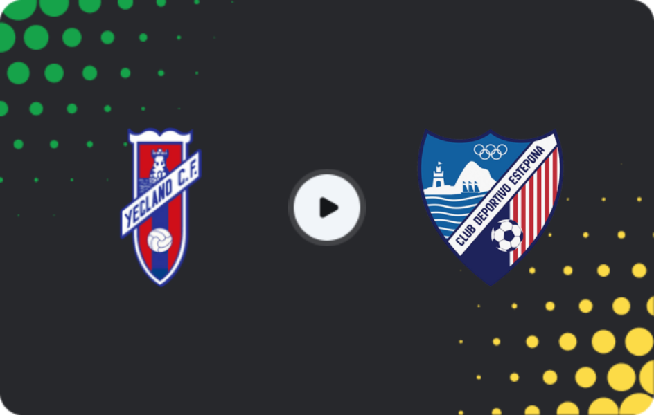 Where to watch Yeclano — Estepona, Segunda Federación - Group 4, 03.05.2026