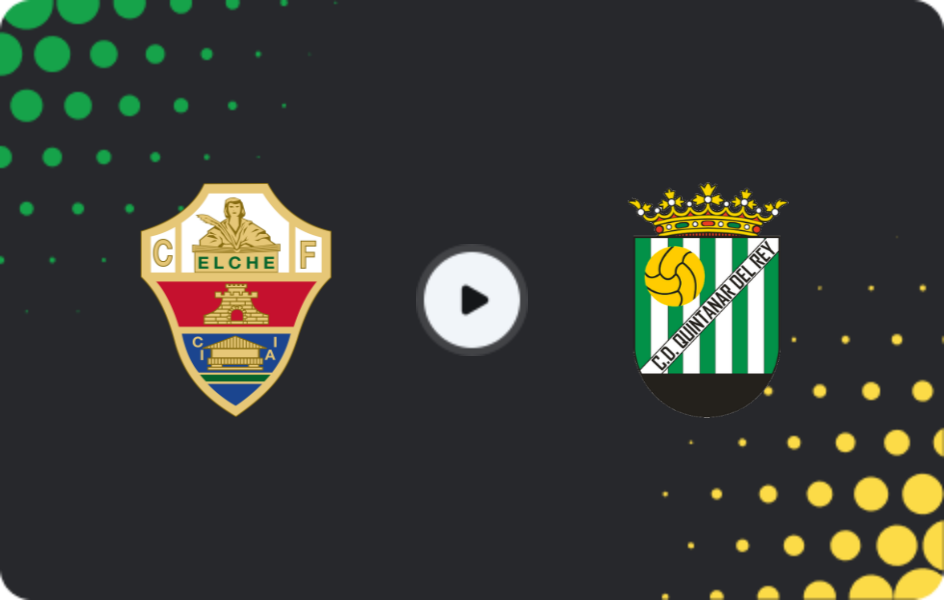 Where to watch Elche II — Quintanar del Rey, Segunda Federación - Group 5, 03.05.2026