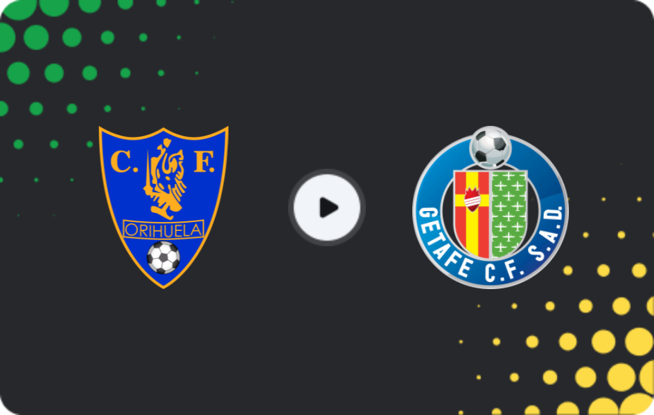 Where to watch Orihuela — Getafe II, Segunda Federación - Group 5, 03.05.2026