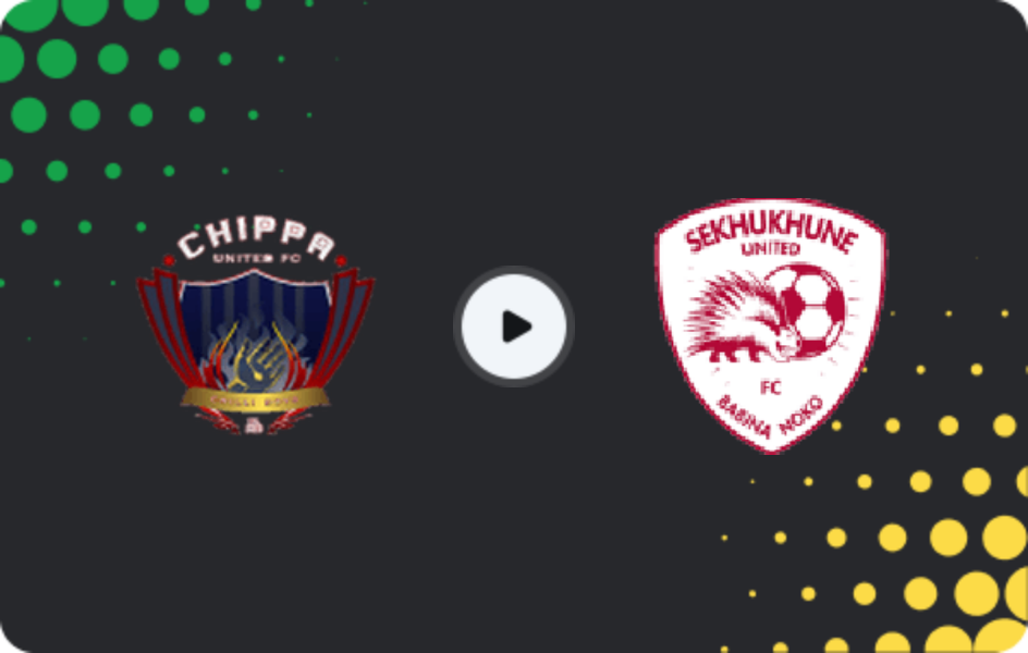 Where to watch Chippa United — Sekhukhune United, Premiership, 05.05.2026
